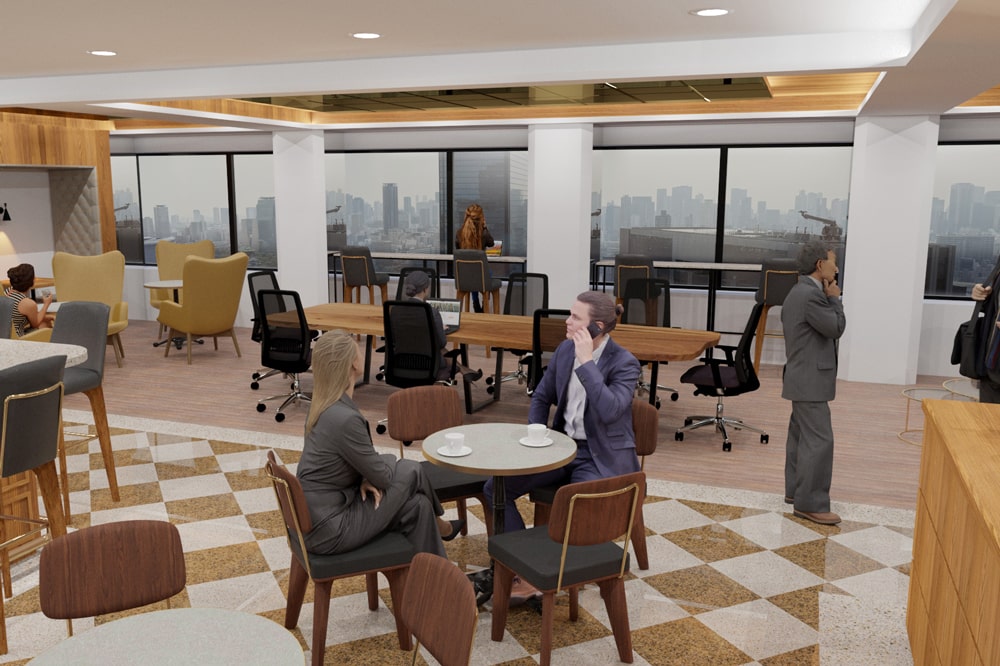 大阪の広いコワーキングスペース